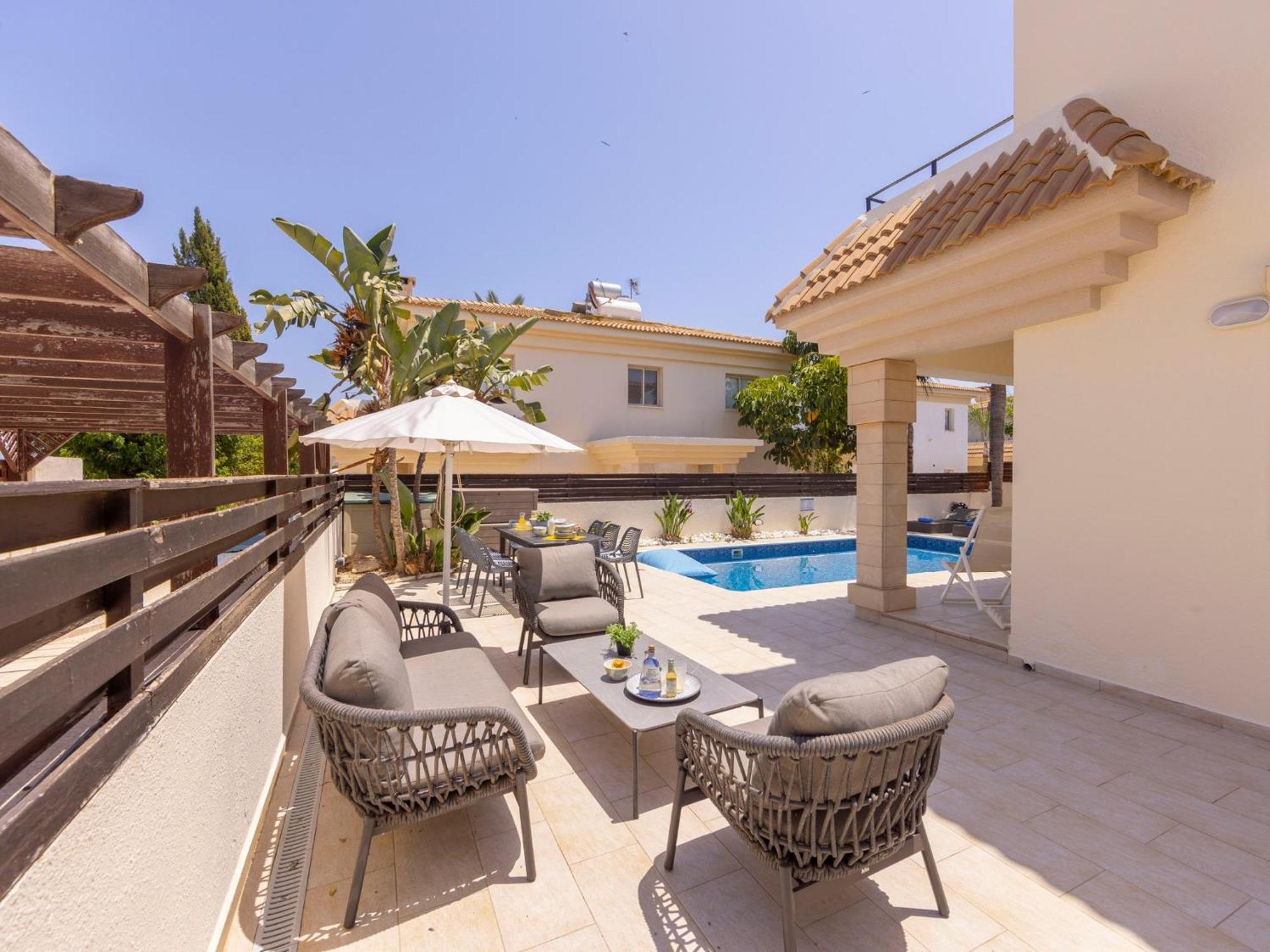Villa Malama Paralimni Ngoại thất bức ảnh