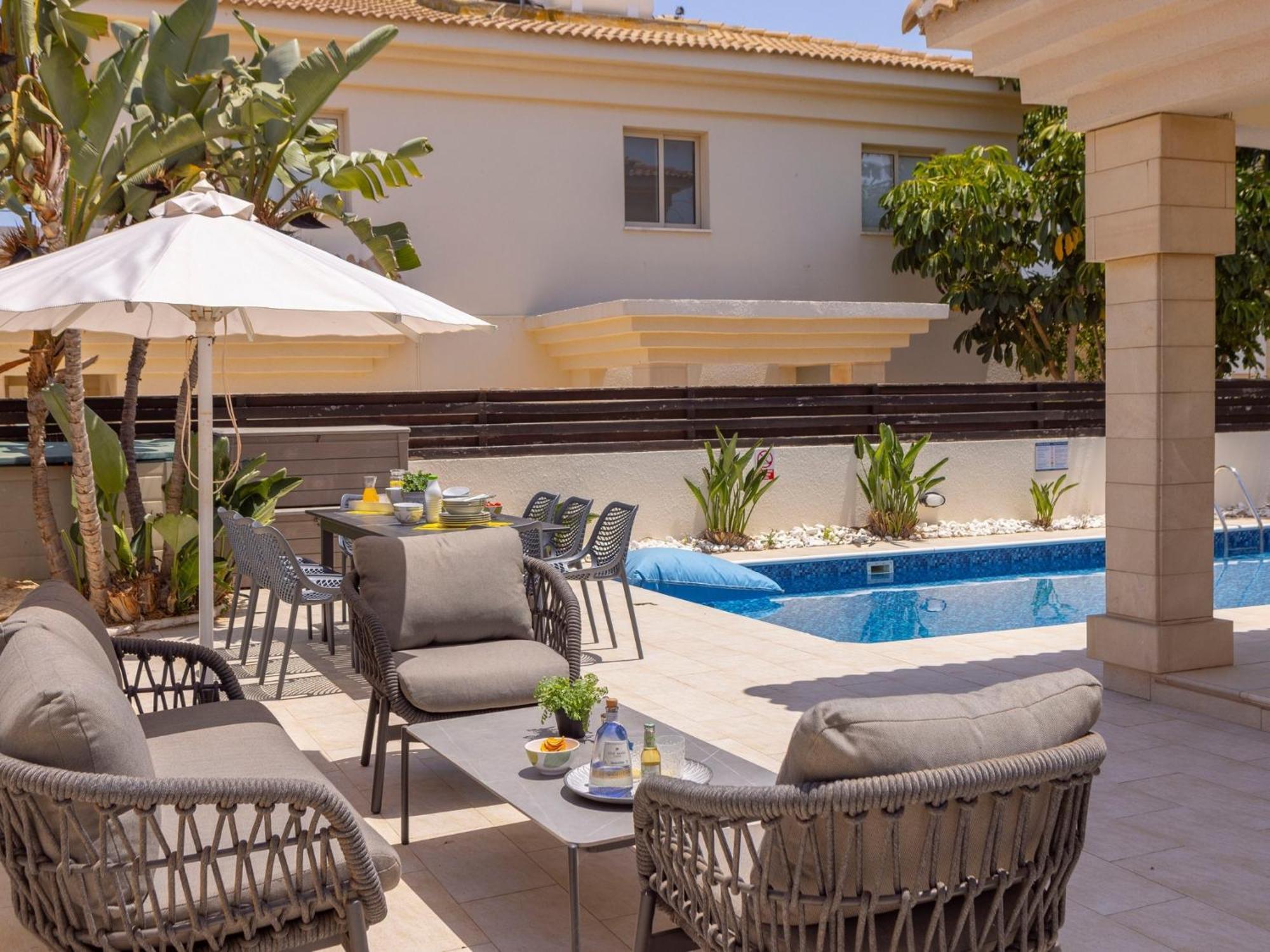Villa Malama Paralimni Ngoại thất bức ảnh